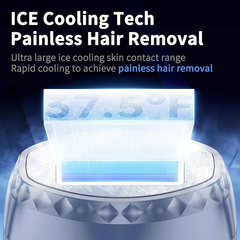 Kvinners og Men’s IPL Hårfjerningsenhet med Iskule Funksjon 1
