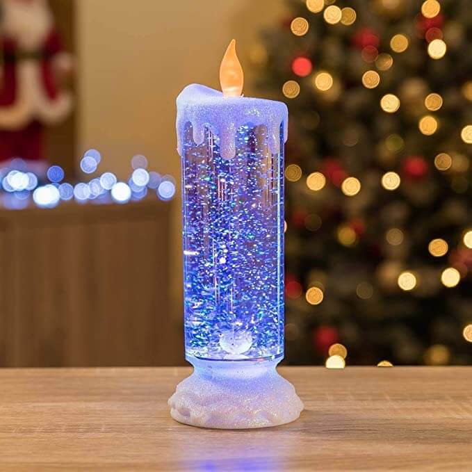 Led Fargeskiftende Stearinlys
