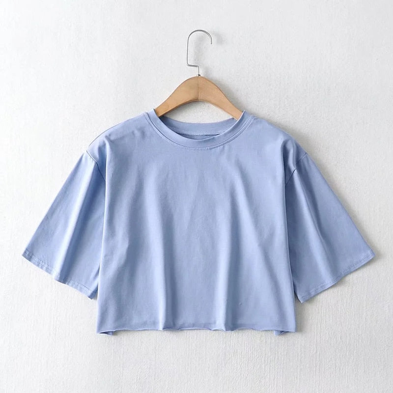 Løs Crop Top