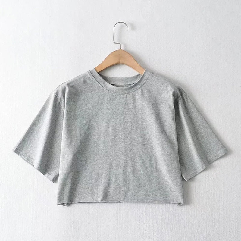 Løs Crop Top