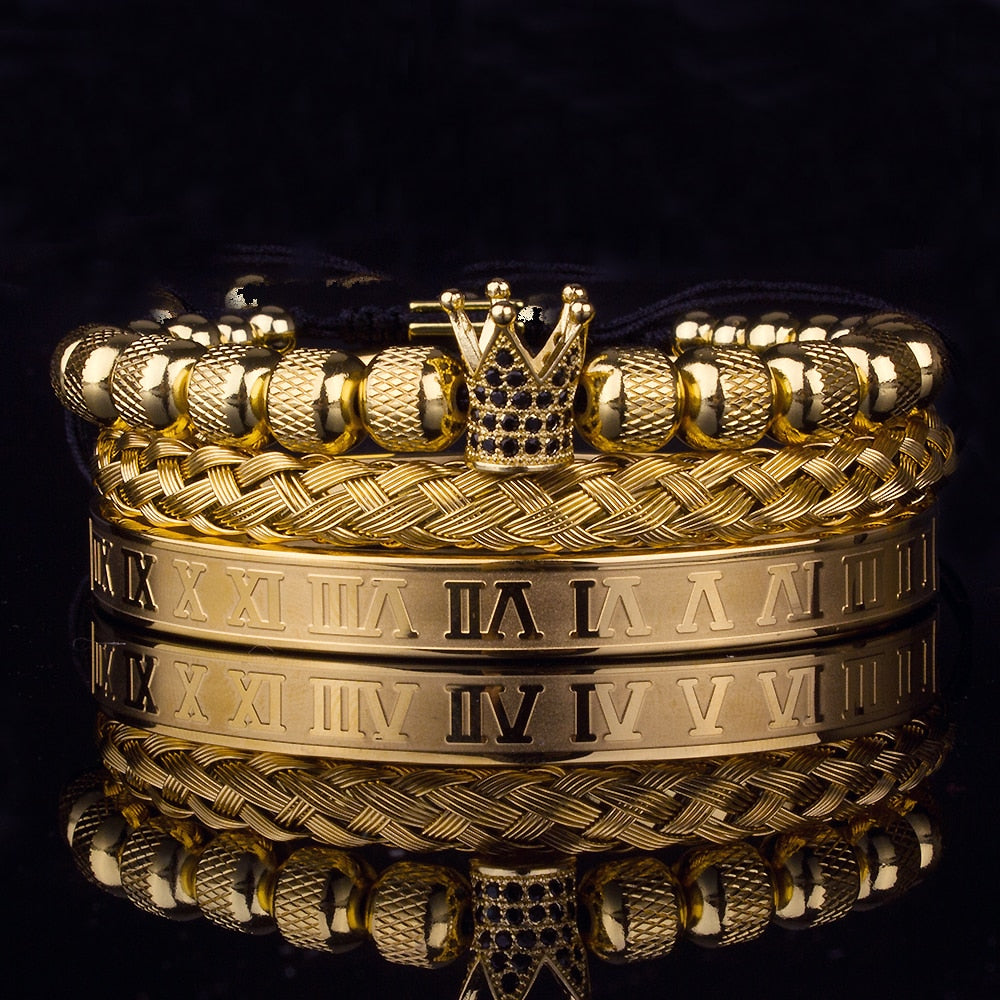Luksus Krone Armbåndsett