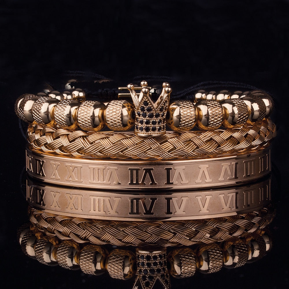 Luksus Krone Armbåndsett