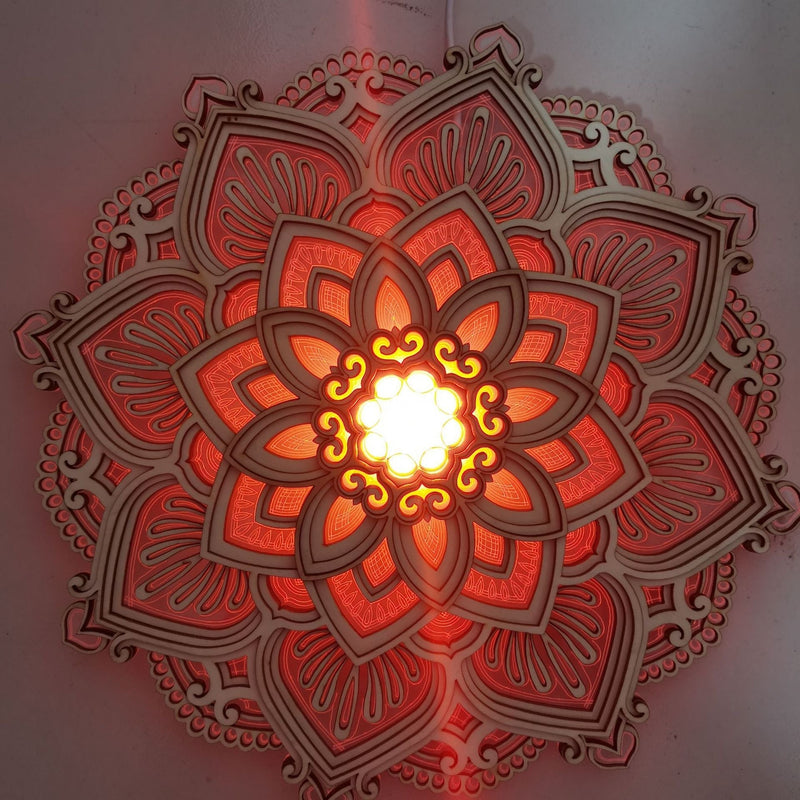 Mandala Yoga Lampe