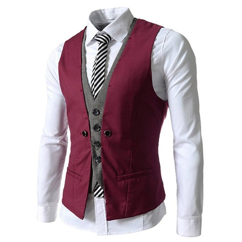 Menn Business Vest Dress