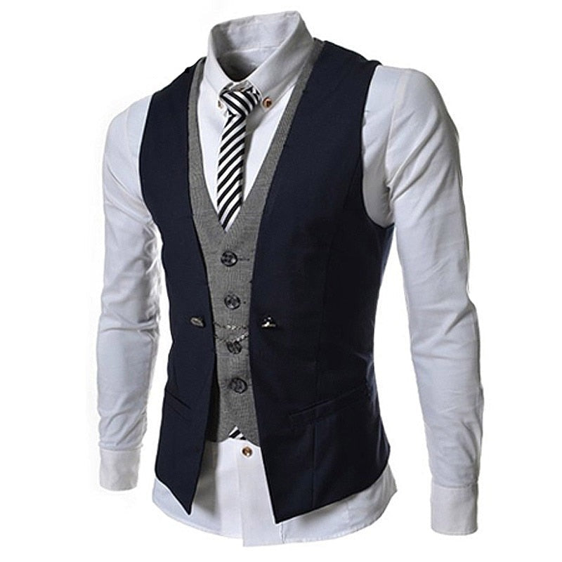 Menn Business Vest Dress