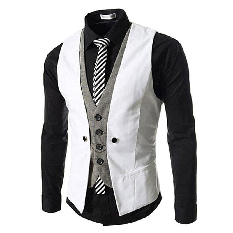 Menn Business Vest Dress