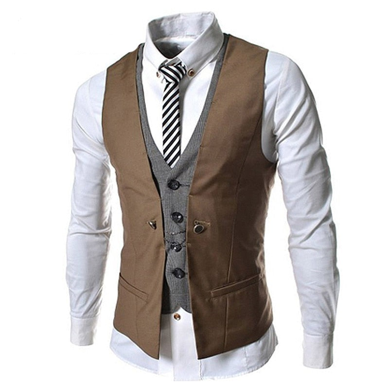 Menn Business Vest Dress