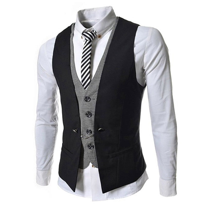 Menn Business Vest Dress