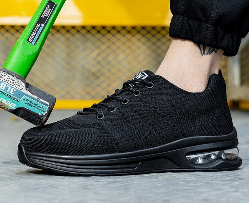 Menns Arbeidssko Joggesko Med Stål Tå Sporty Design 1