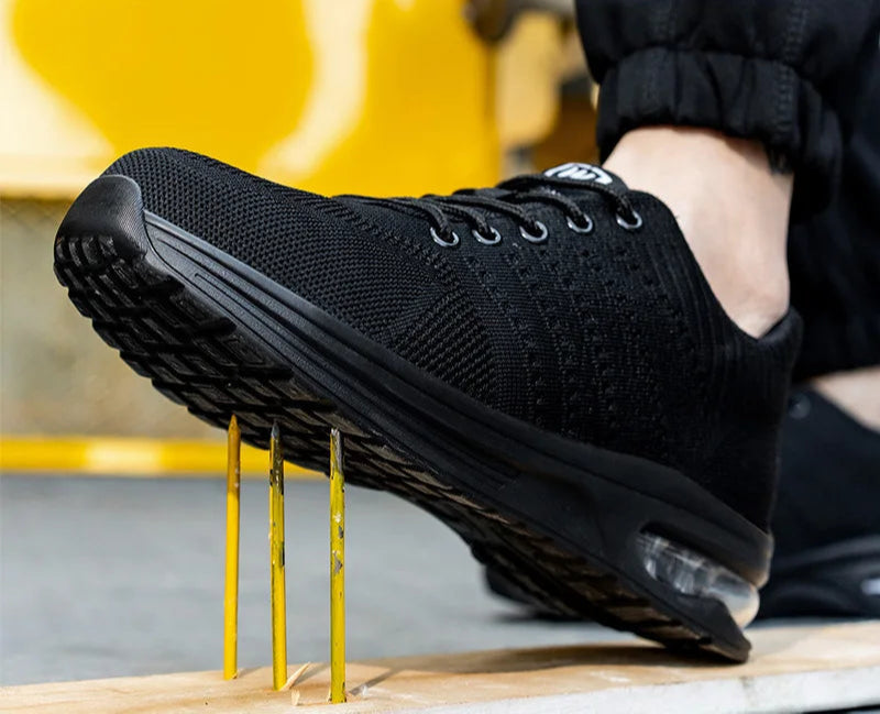 Menns Arbeidssko Joggesko Med Stål Tå Sporty Design 2