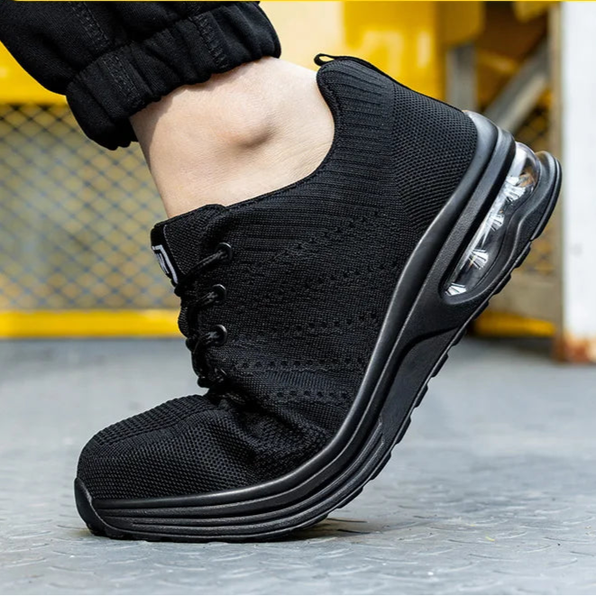 Menns Arbeidssko Joggesko Med Stål Tå Sporty Design 4