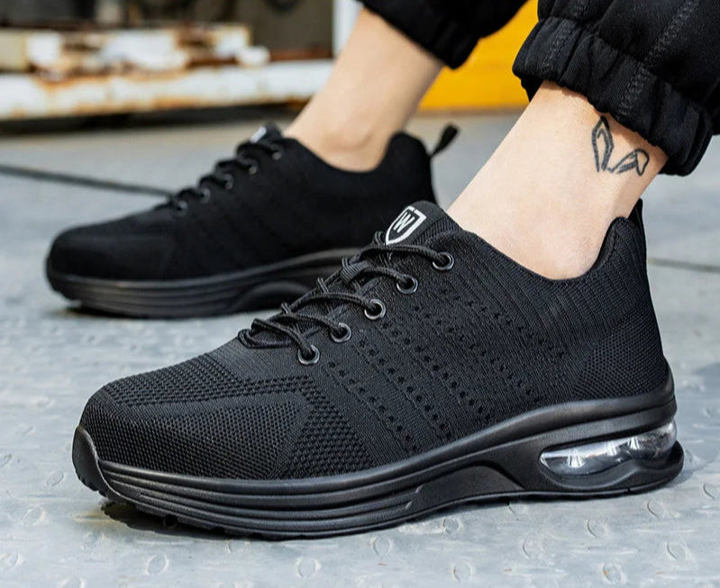 Menns Arbeidssko Joggesko Med Stål Tå Sporty Design 5