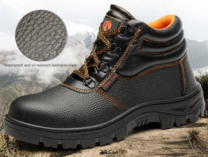 Menns Arbeidssko Sporty Design med Sikkerhetsfunksjoner 1