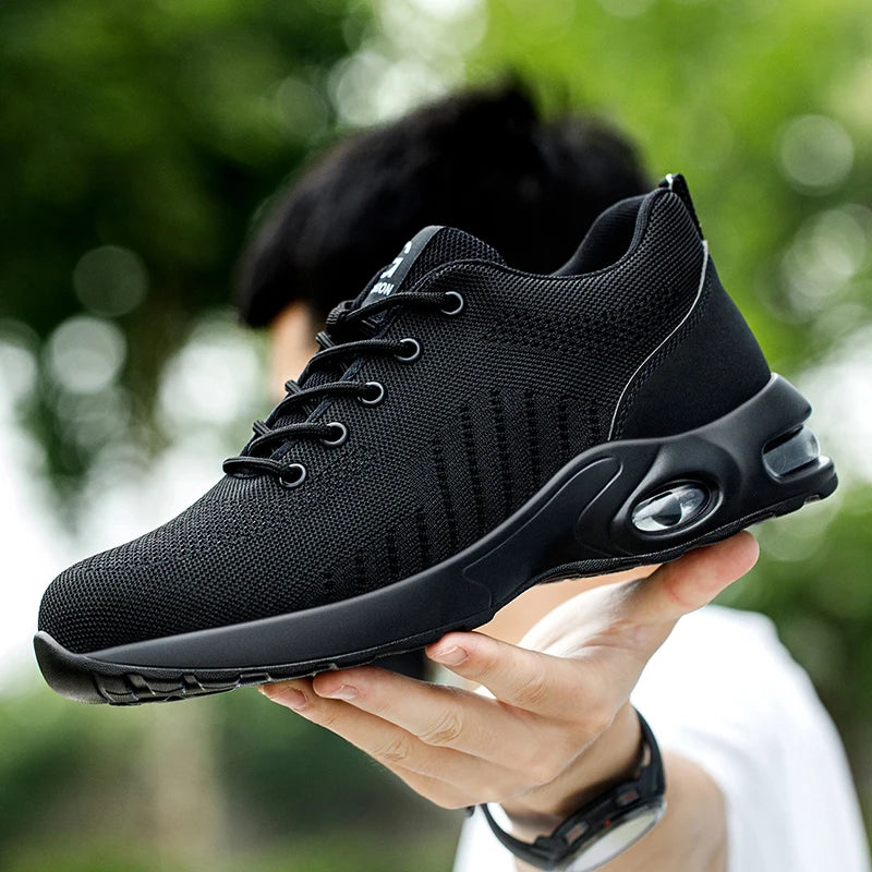 Menns Arbeidssko med Stål Tå og Anti-Skli Design 4