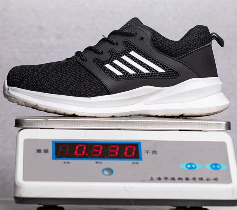 Menns Arbeidssko med Stål Tåbeskyttelse og Moderne Design 5