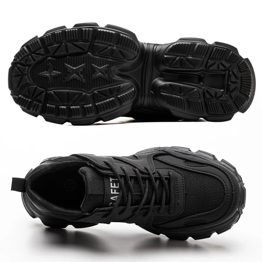 Menns Sikkerhetssko Stål Tå Punkteringsbeskyttelse Moderne Design 2