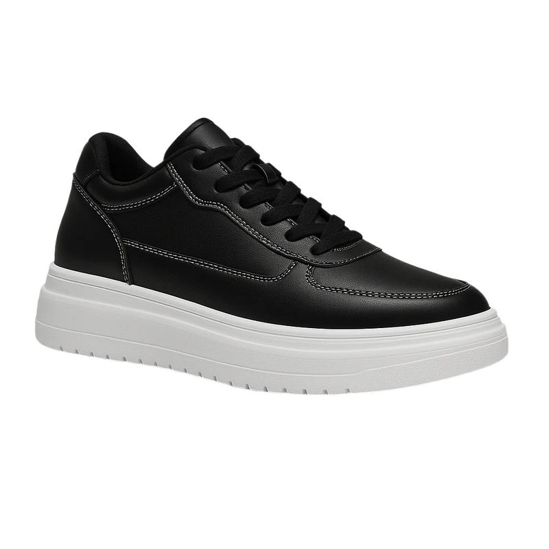 Menns Sneakers med Skjult Høyde og Minimalistisk Design 0