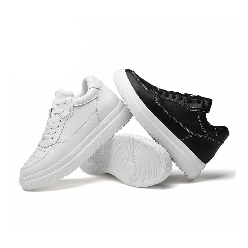 Menns Sneakers med Skjult Høyde og Minimalistisk Design 4