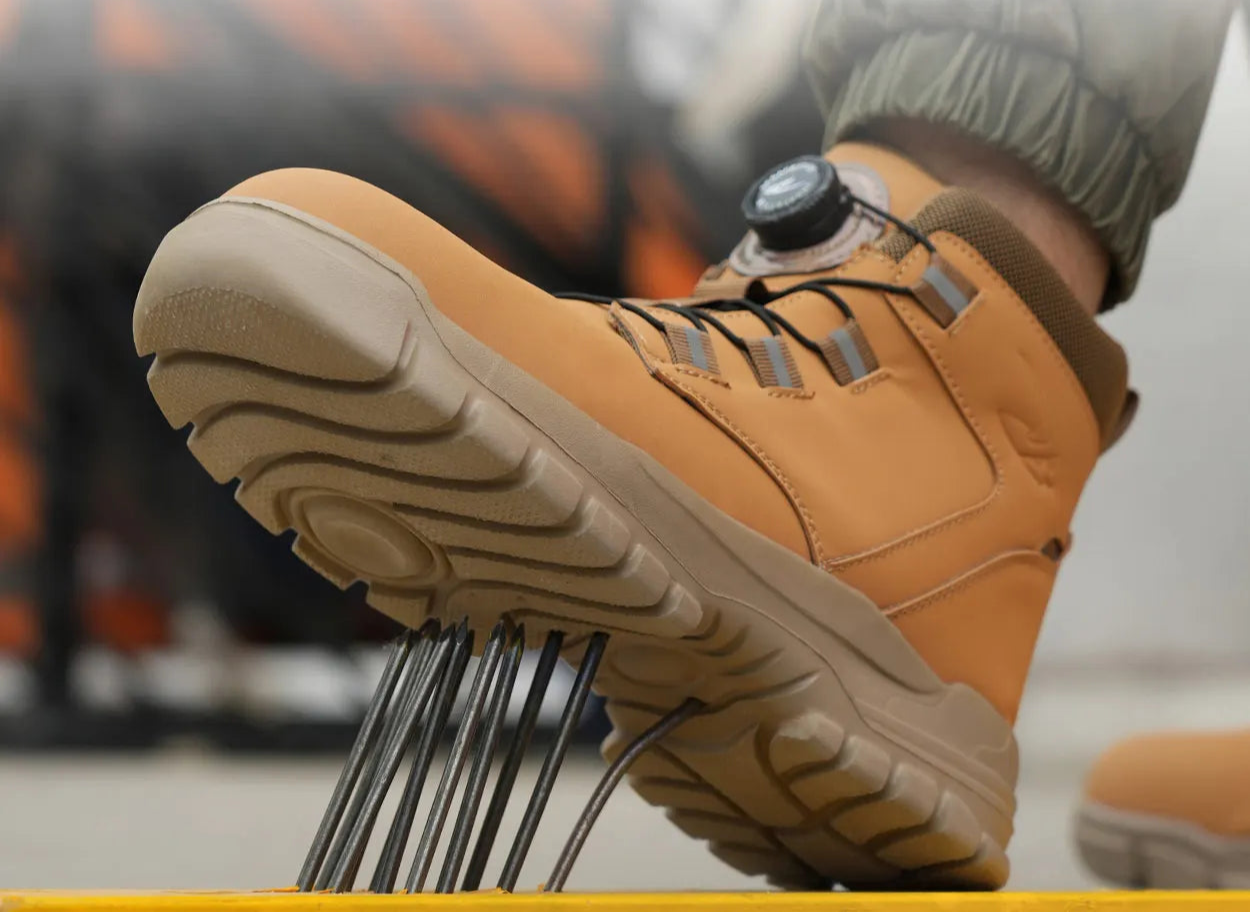 Menns Vanntette Arbeidsstøvler med Stål Tå Moderne Design 2