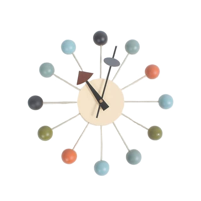 Minimalistisk Veggklokke 3D Ball for Hjemmet 0