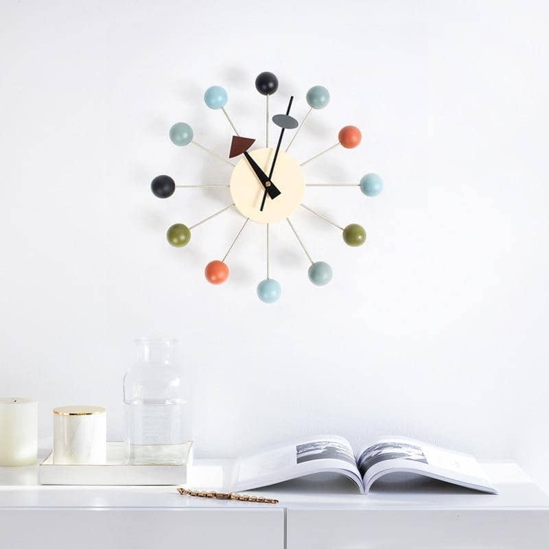Minimalistisk Veggklokke 3D Ball for Hjemmet 1