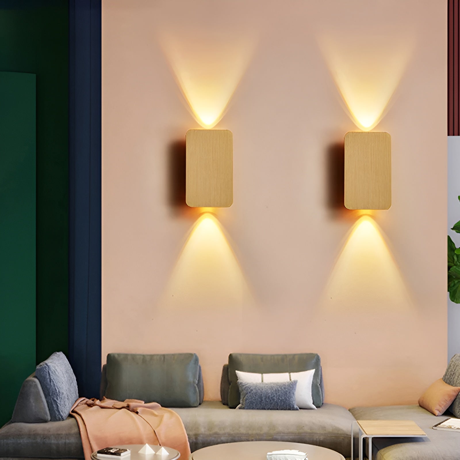 Moderne LED Vegglampe Minimalistisk Design 9