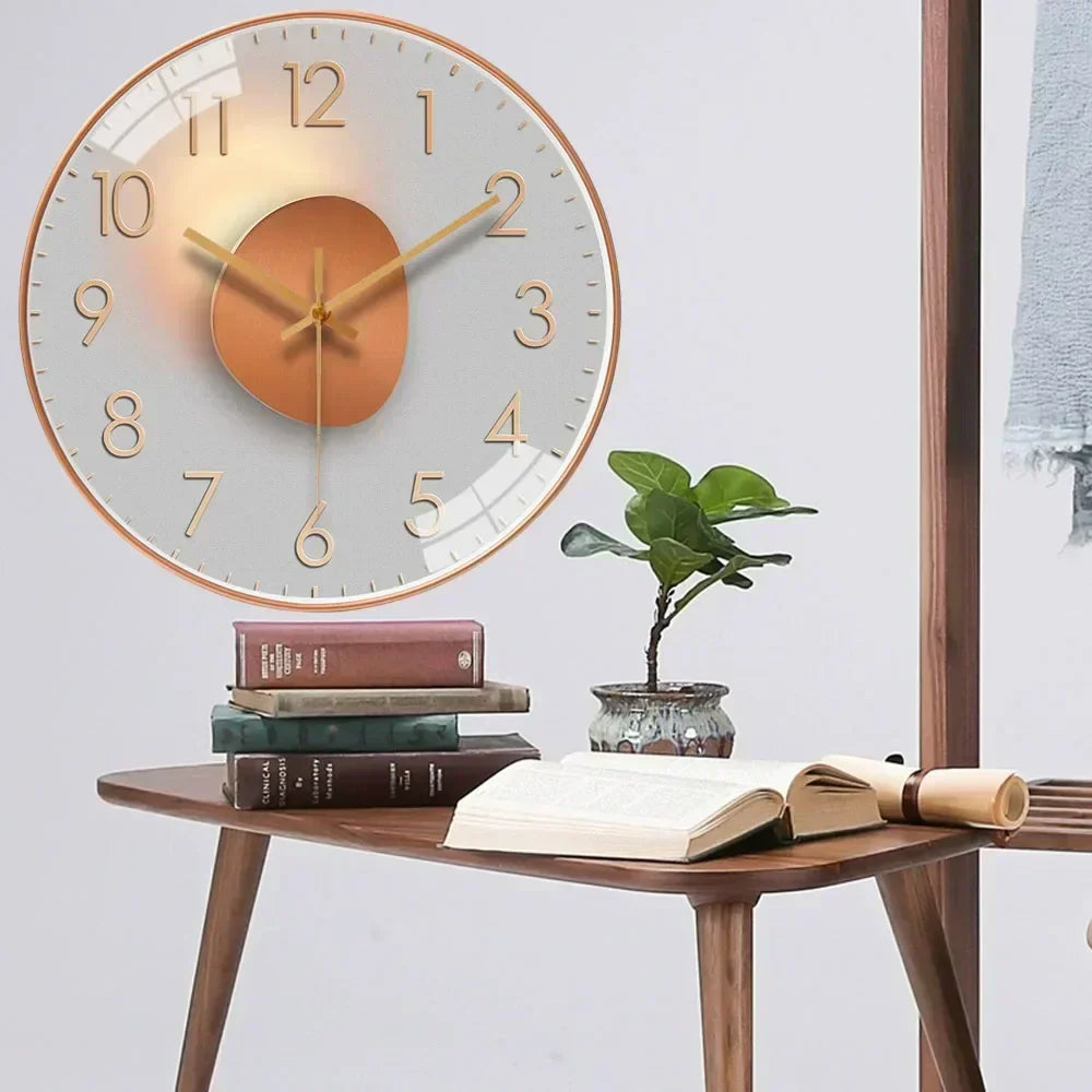 Moderne Veggklokke Minimalistisk Design 2