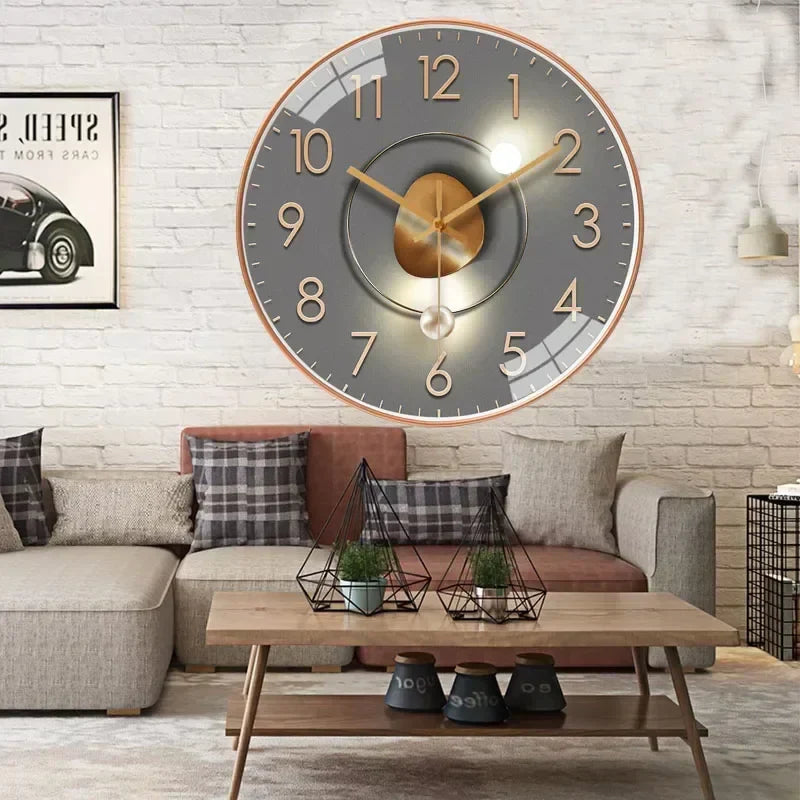 Moderne Veggklokke Minimalistisk Design 5