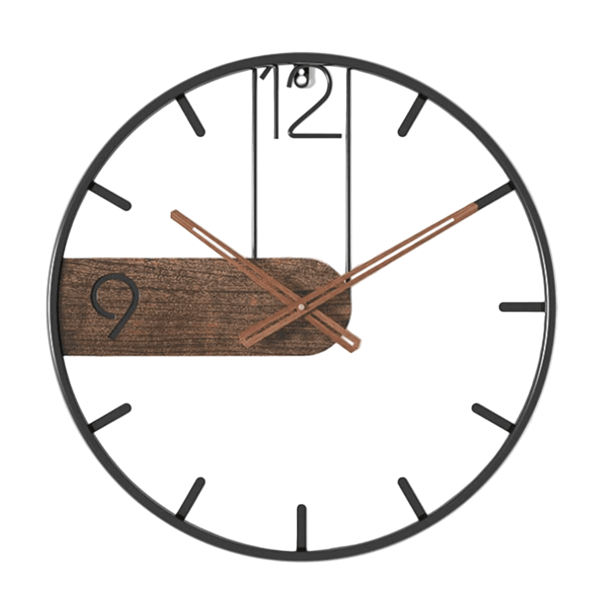 Moderne Veggklokke Rund 40 cm for Hjem og Kontor 1