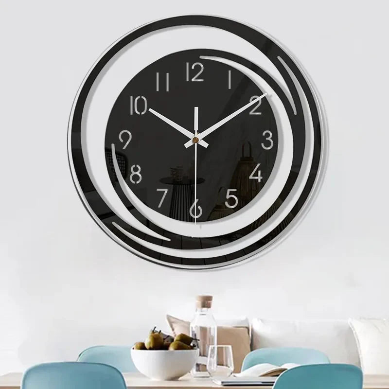 Moderne Veggklokke i Akryl med Minimalistisk Design 3