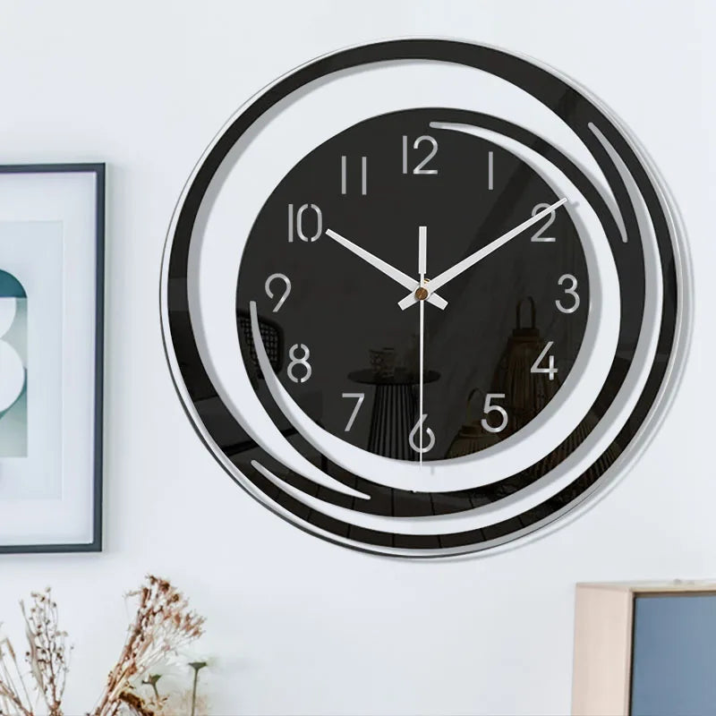 Moderne Veggklokke i Akryl med Minimalistisk Design 4