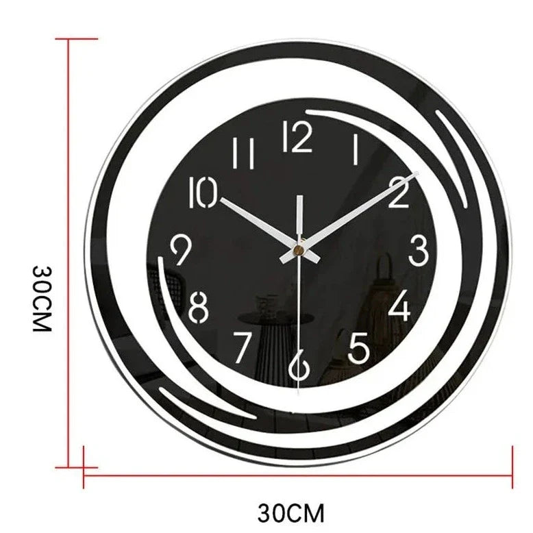 Moderne Veggklokke i Akryl med Minimalistisk Design 7