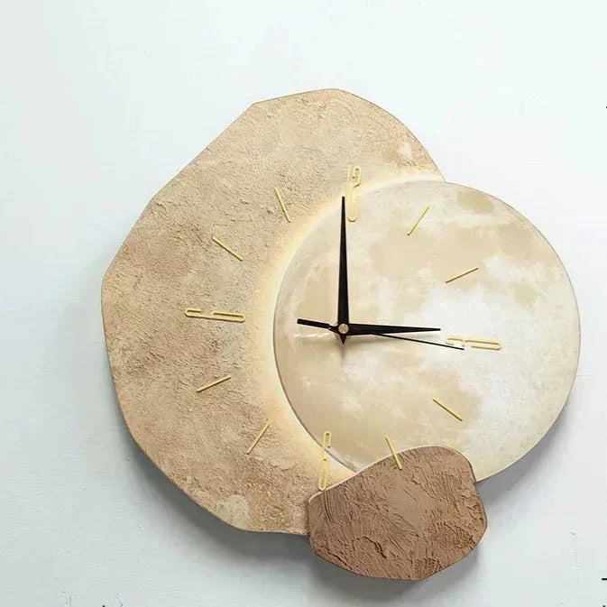 Moderne Veggklokke i Tre med Unik Design 6