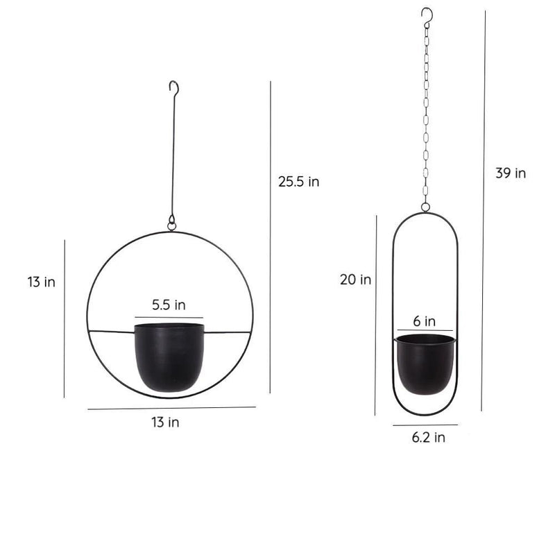 Moderne Veggplanteholder Minimalistisk Design 6
