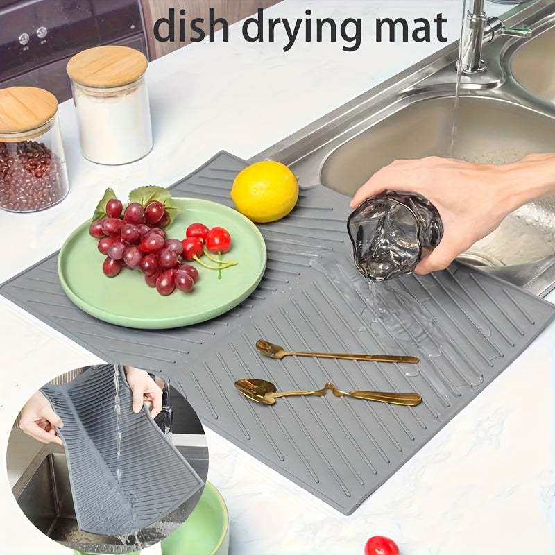 Multifunksjonell Silikon Tørkematte for Kjøkken 7