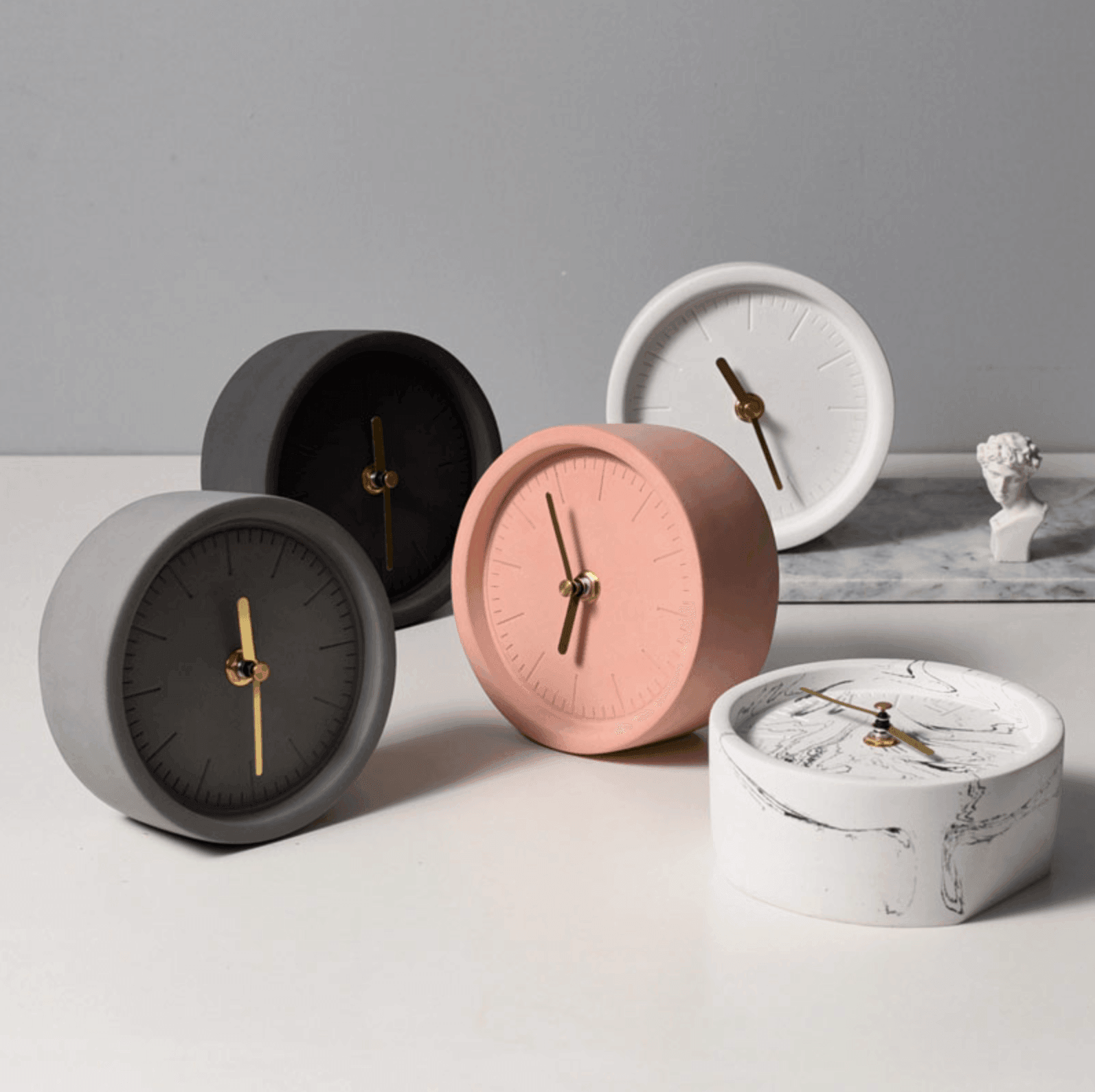 Nordisk Sement Klokke Moderne Design 1