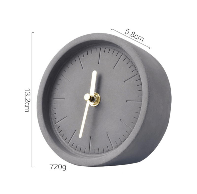 Nordisk Sement Klokke Moderne Design 4