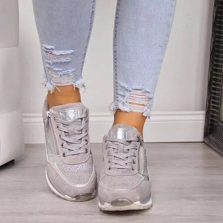 Kvinners Sneakers med Komfortabel Passform og Antiskli Såle