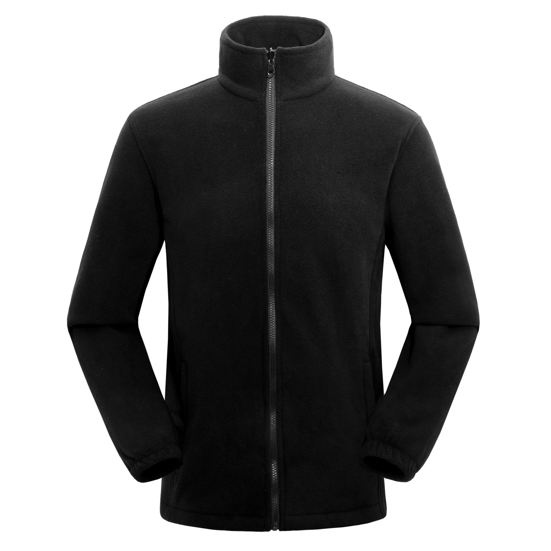 Lett fleecejakke med full glidelås for kvinner