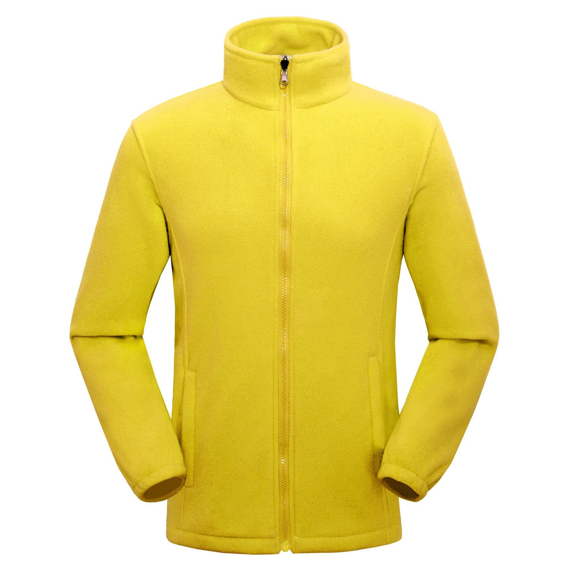 Lett fleecejakke med full glidelås for kvinner