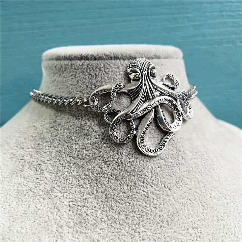 Octopus Choker Halskjede