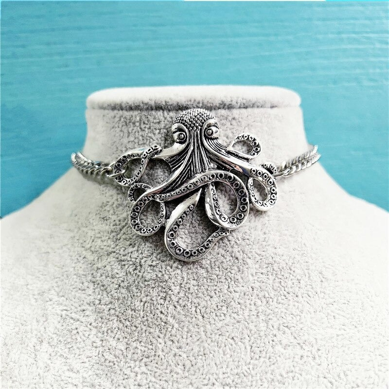 Octopus Choker Halskjede