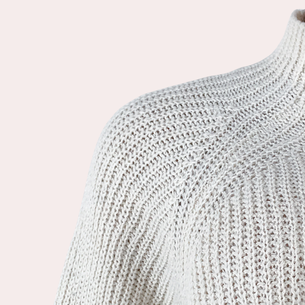 Overdimensjonert Strikket Genser for Kvinner 3