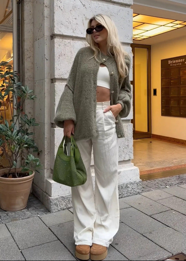 Oversized Cardigan for Women – Myk Strikket Design 3