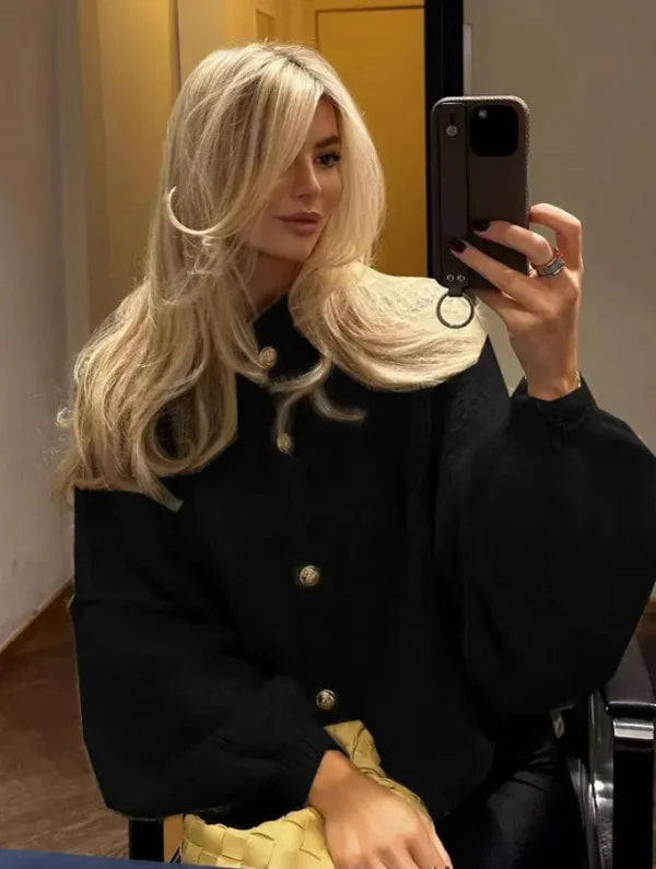 Oversized Cardigan for Women – Myk Strikket Design 4