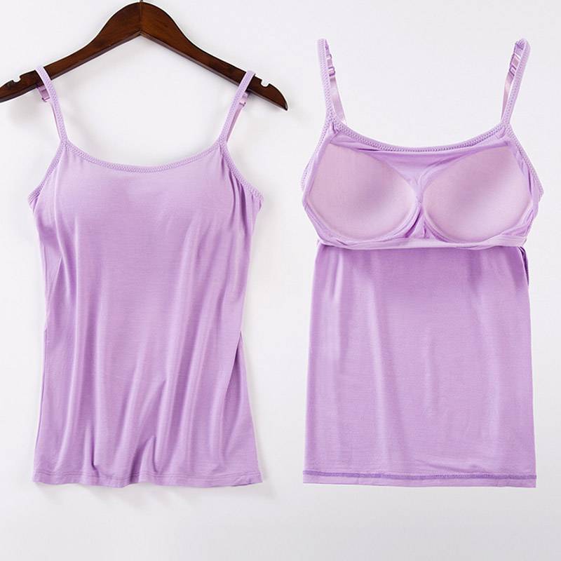 Polstret Cami Tank-Topp For Kvinner