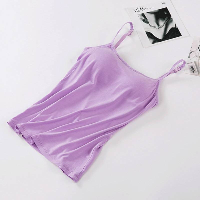 Polstret Cami Tank-Topp For Kvinner