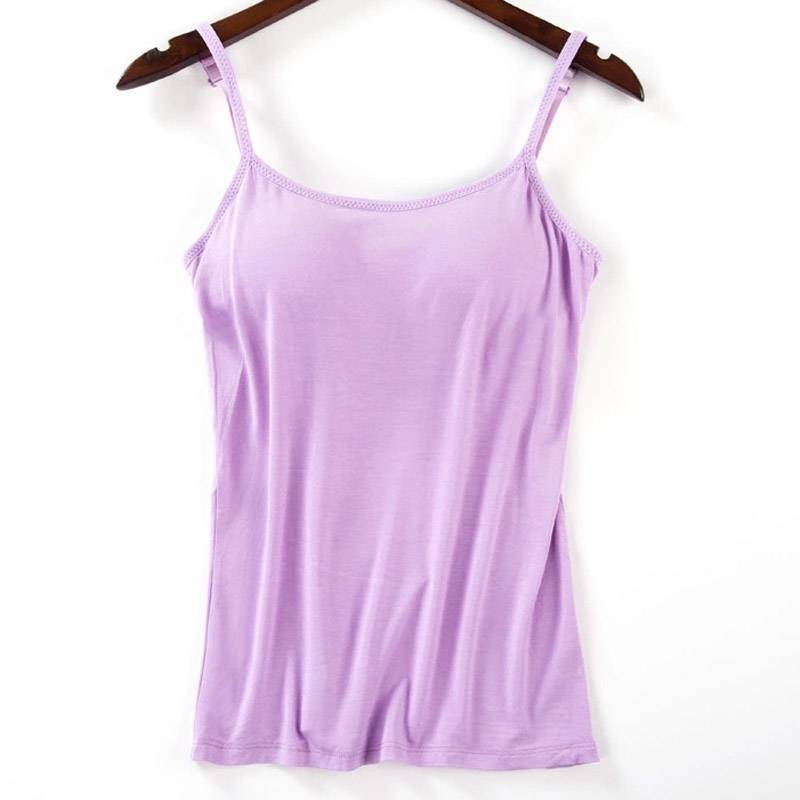 Polstret Cami Tank-Topp For Kvinner