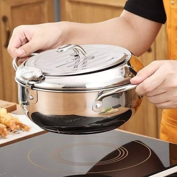 Profesjonell Fryer i Rustfritt Stål med Lokksil 3