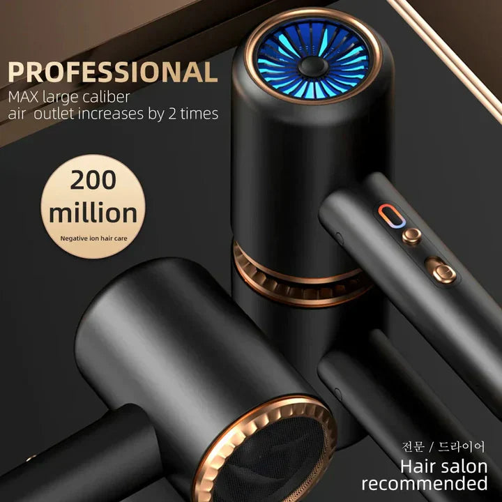Profesjonell Hårføner 2400W med Ioneteknologi 4